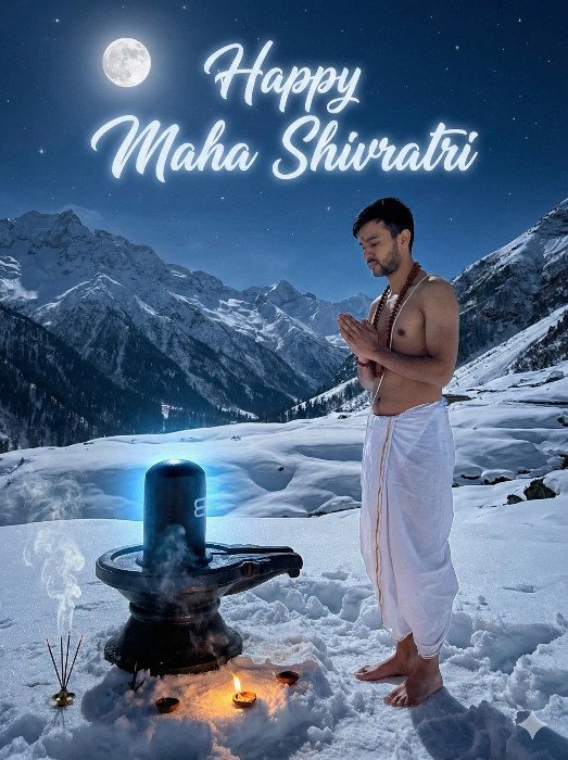 Cinematic Maha Shivratri 8K AI Image Prompt