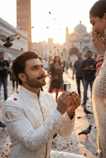 Cinematic Propose Day Gemini AI Prompt | Frozen Time Effect