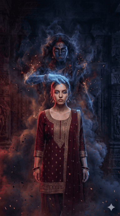 Gemini AI Prompt for Girls: Ultra-Realistic Kali Mata Blessing Portrait