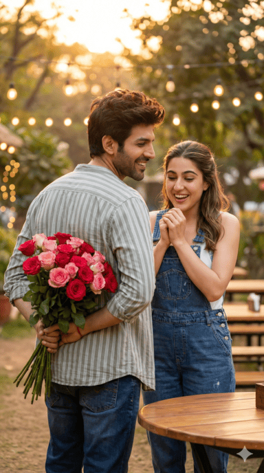 Gemini AI Prompt for Rose Day Surprise Photo Using Attached Image