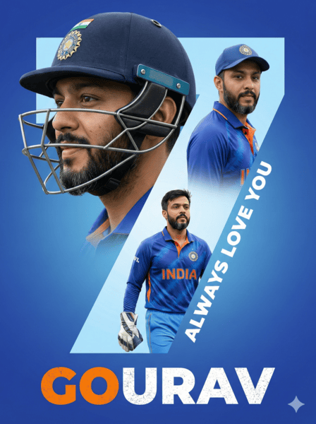 Gemini AI Prompt to Create Indian Cricket Poster with Exact Face Lock (No Face Changes)