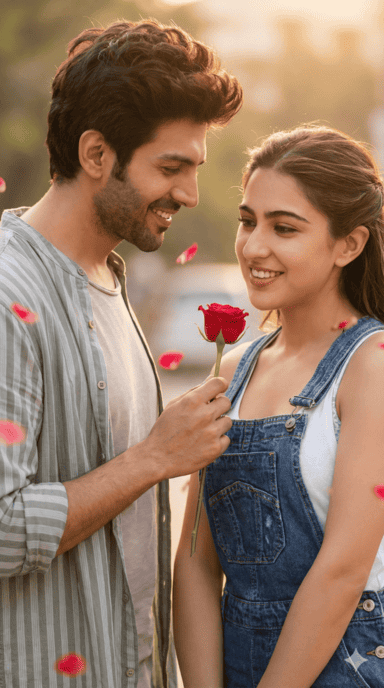 Gemini AI Rose Day Couple Photo Prompt – Ultra-Realistic Romantic