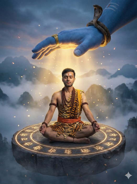 Lord Shiva Protecting Gemini AI Prompt – Spiritual Ascetic 8K