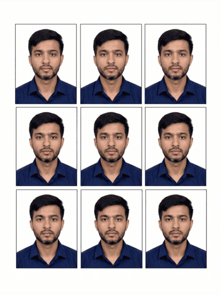 Passport Size Photo Prompt For Gemini